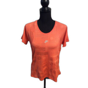 Nike Air Size Large L Short Sleeve Stretch Womens Top
